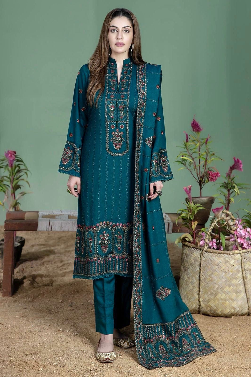 MOHAGANI 3PC LAWN UNSTITCHED EMBROIDERED