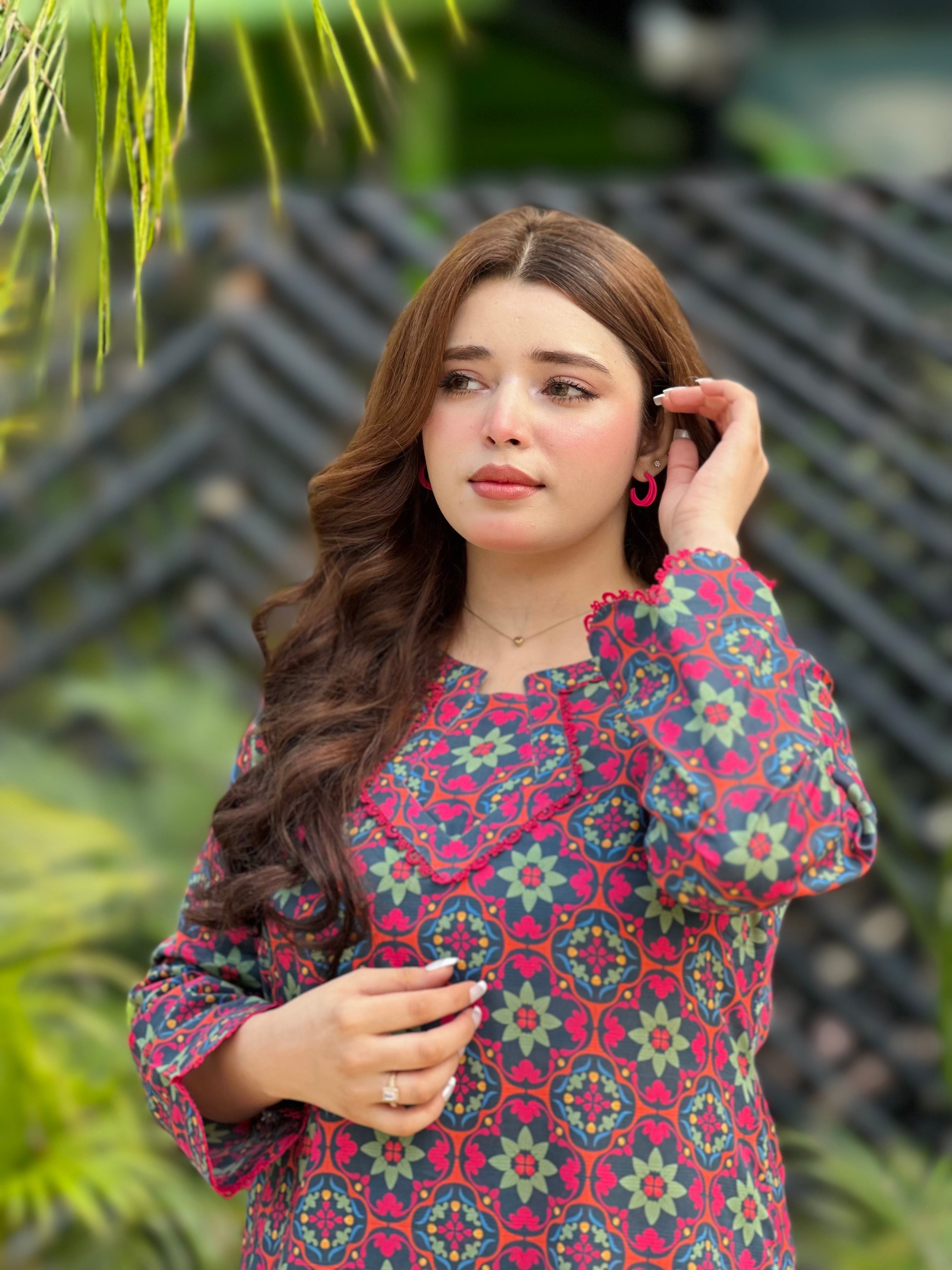 NAXUS 2PC PRINTED UNSTITCHED IN LAWN BANA-DORA