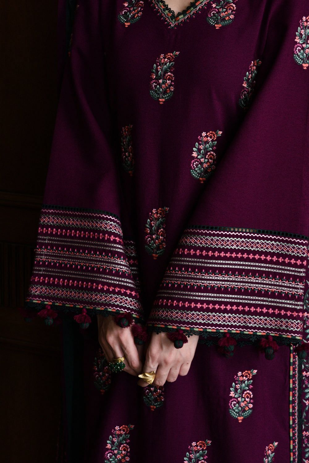 BATIK 3pc Casual Lawn Unstitched Embroidered