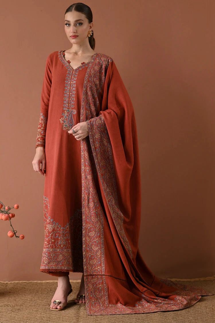 BATIK 3pc Unstitched Fully Embroidered Suit
CODE 7069