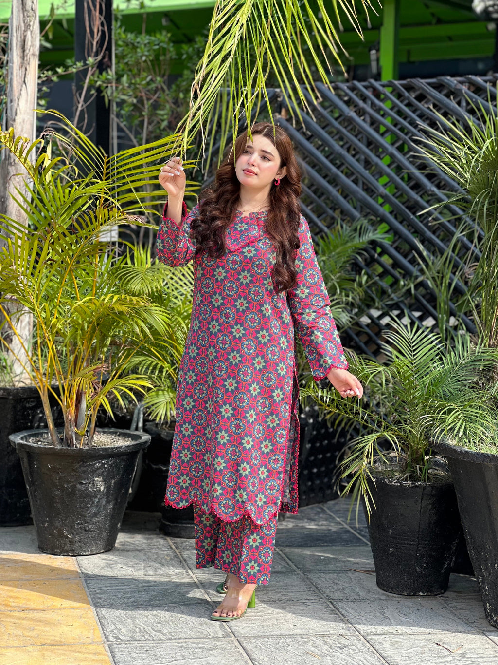 NAXUS 2PC PRINTED UNSTITCHED IN LAWN BANA-DORA