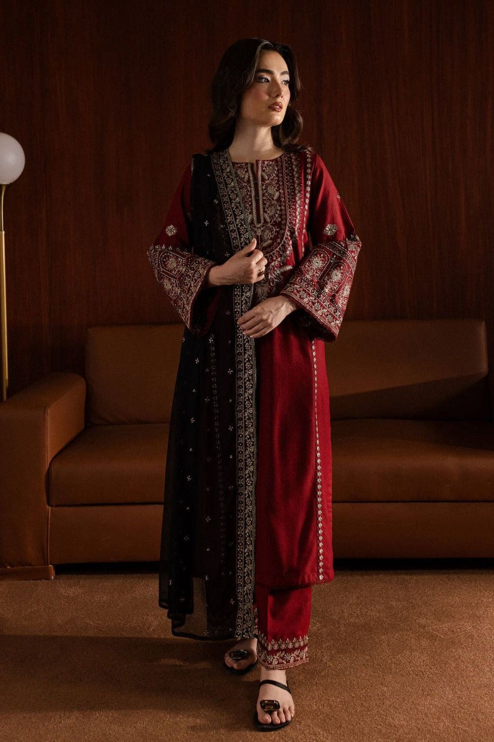 BATIK 3PC LAWN UNSTITCHED EMBROIDERED