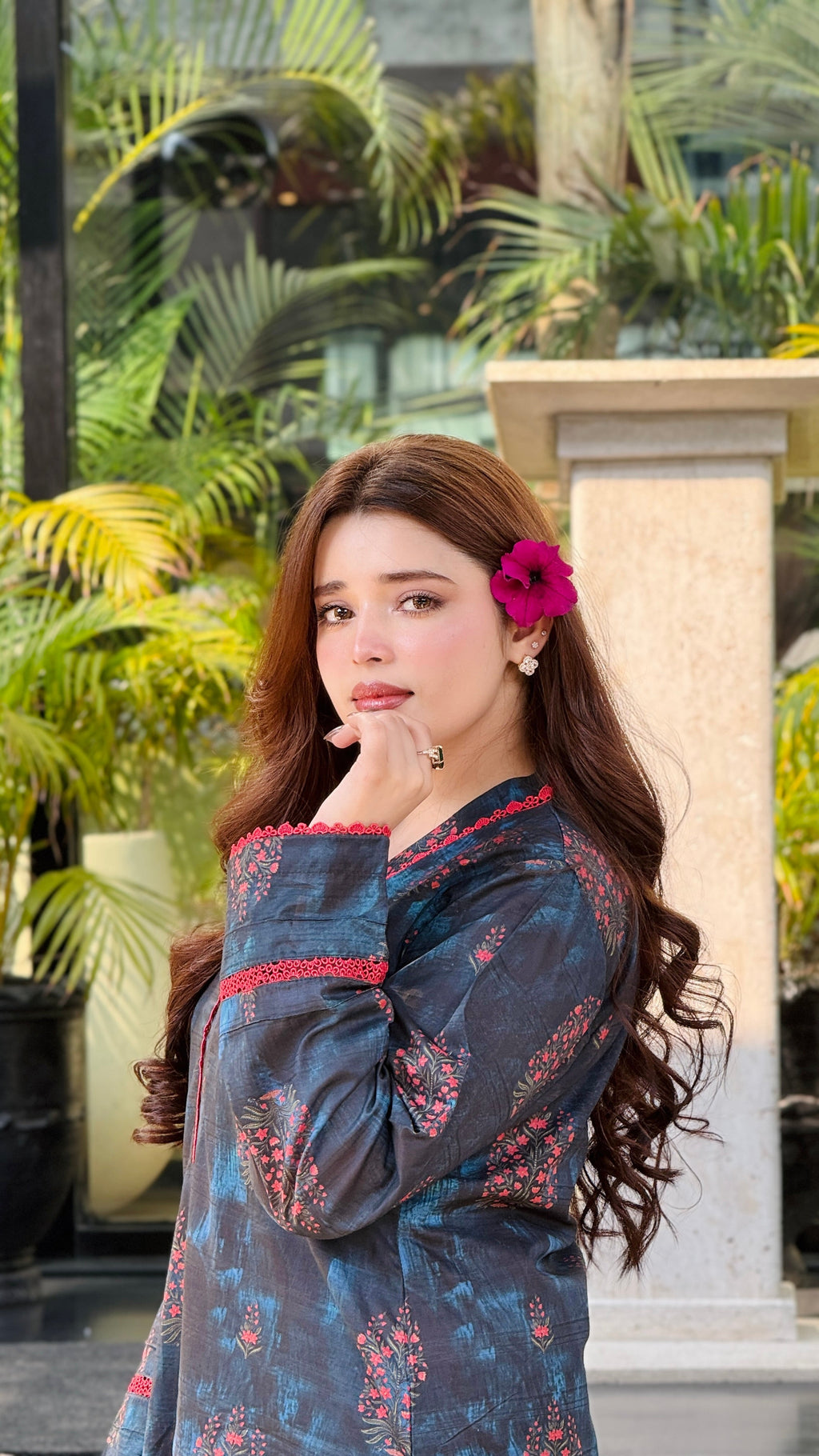 NAXUS 2PC PRINTED UNSTITCHED IN LAWN BANA-DORA